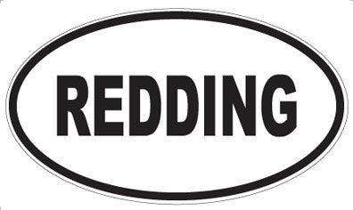 REDDING - Oval Magnet