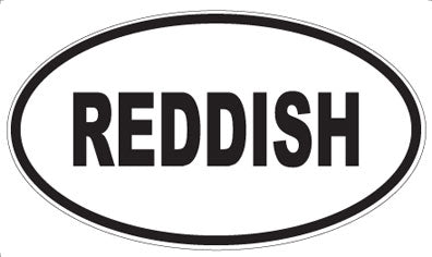 REDDISH - Oval Magnet
