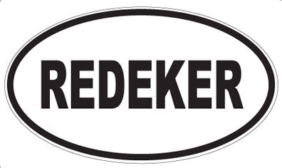 REDEKER - Oval Magnet