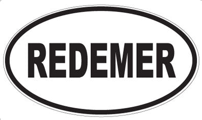 REDEMER - Oval Magnet