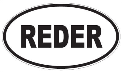 REDER - Oval Magnet