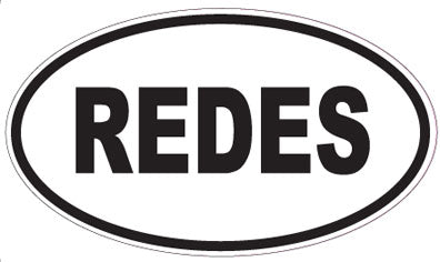 REDES - Oval Magnet