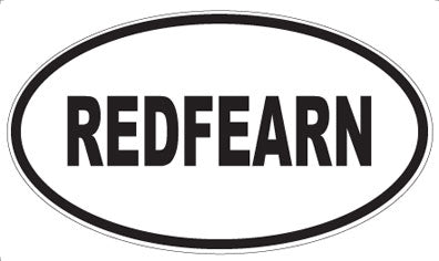 REDFEARN - Oval Magnet