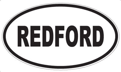 REDFORD - Oval Sticker