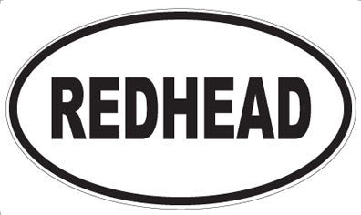 REDHEAD - Oval Magnet