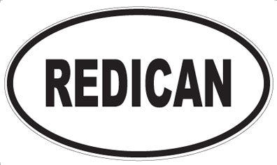 REDICAN - Oval Magnet