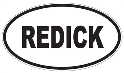 REDICK - Oval Magnet