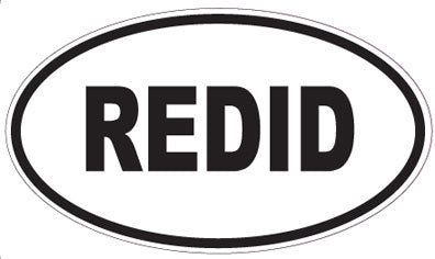 REDID - Oval Sticker