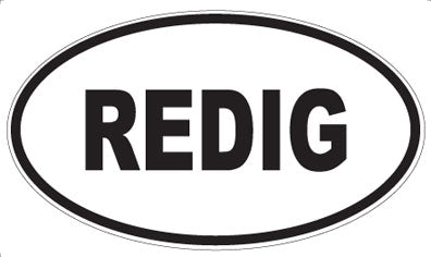REDIG - Oval Magnet