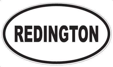 REDINGTON - Oval Sticker