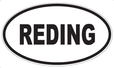 REDING - Oval Magnet