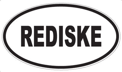 REDISKE - Oval Magnet