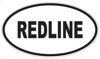 REDLINE - Oval Magnet