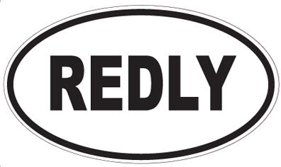 REDLY - Oval Magnet