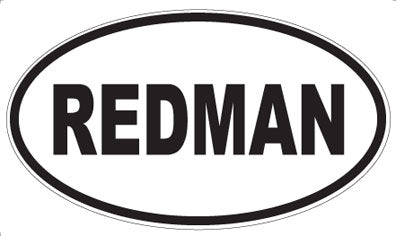 REDMAN - Oval Magnet