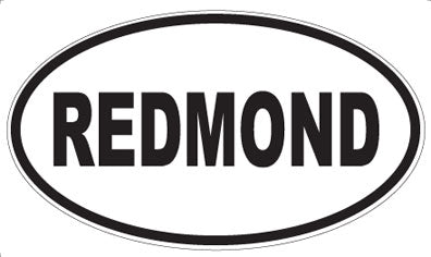 REDMOND - Oval Magnet