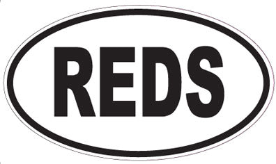 REDS - Oval Sticker