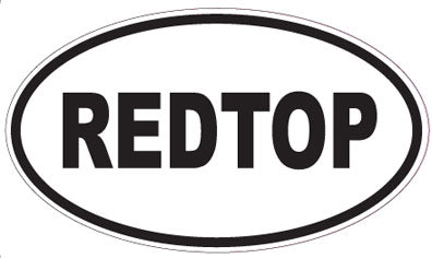 REDTOP - Oval Sticker