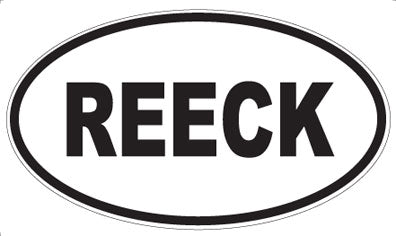 REECK - Oval Magnet