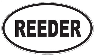 REEDER - Oval Magnet