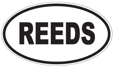 REEDS - Oval Sticker