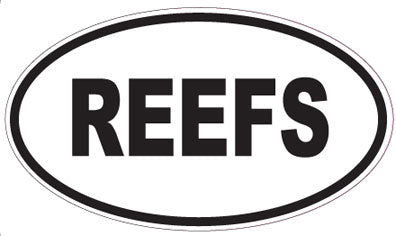 REEFS - Oval Magnet