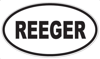 REEGER - Oval Magnet