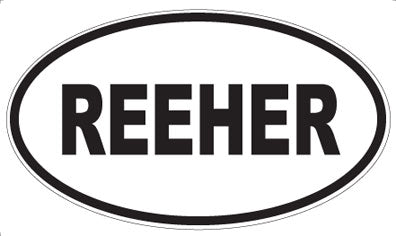 REEHER - Oval Magnet
