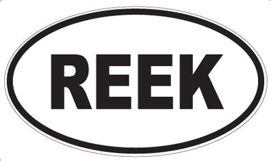 REEK - Oval Sticker