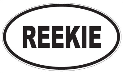 REEKIE - Oval Magnet