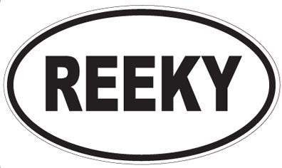 REEKY - Oval Magnet