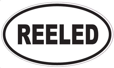 REELED - Oval Sticker