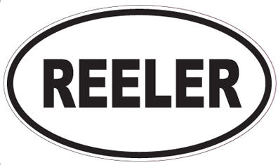 REELER - Oval Sticker