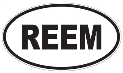REEM - Oval Magnet