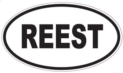 REEST - Oval Sticker