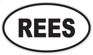 REES - Oval Magnet