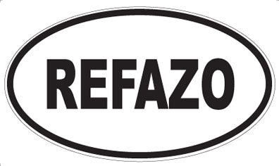 REFAZO - Oval Magnet