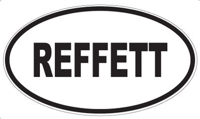 REFFETT - Oval Magnet