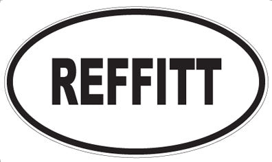 REFFITT - Oval Magnet