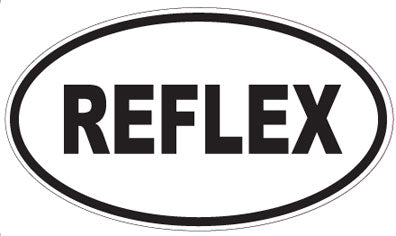 REFLEX - Oval Sticker