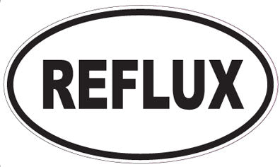 REFLUX - Oval Sticker