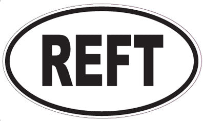 REFT - Oval Sticker