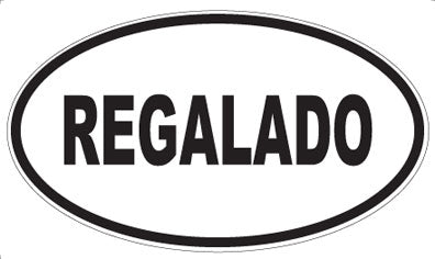 REGALADO - Oval Magnet