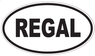 REGAL - Oval Magnet