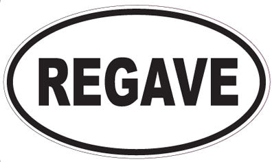 REGAVE - Oval Sticker
