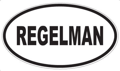 REGELMAN - Oval Magnet