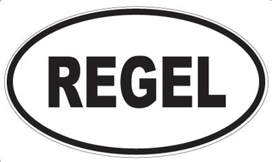 REGEL - Oval Magnet