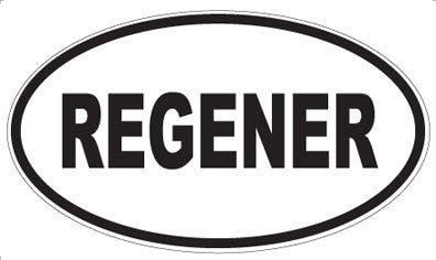 REGENER - Oval Magnet
