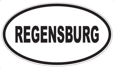 REGENSBURG - Oval Magnet