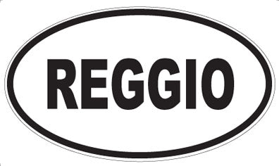 REGGIO - Oval Sticker